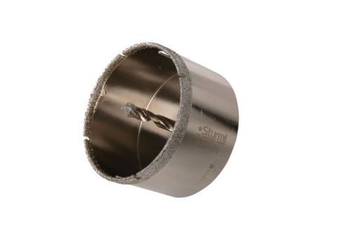 Коронка алмазная по керамограниту 68 х 70 мм,3гр. Хв., с центрир. Cверл.  Sturm-Tehinstrument