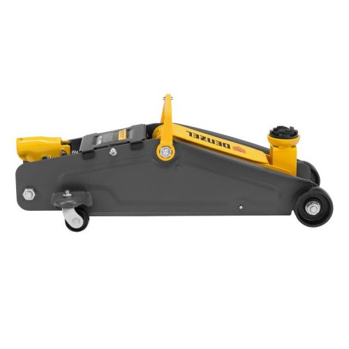 Домкрат гидравлический подкатной с фиксатором, 2,8 т, 135-385 мм Denzel-Tehinstrument