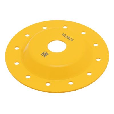 Чашка твёрдосплавная зачистная Denzel,125 мм, плоская, крупное зерно #8-Tehinstrument