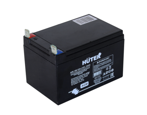 Аккумуляторная батарея АКБ 12В 12Ач Huter-Tehinstrument
