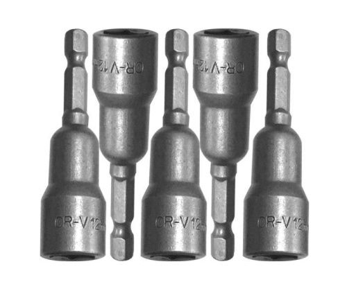 Биты для кровельных саморезов, 12x65мм, 5 шт, магнитные, CrV,  Sturm-Tehinstrument