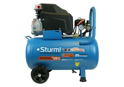 Компрессор воздушный масляный  Sturm AC93150P, 2кВт, 340л/мин, ресивер 50л, Professional-Tehinstrument
