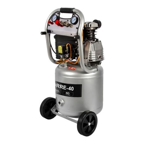 Компрессор поршневой масляный QUATTRO ELEMENTI TORRE-40-Tehinstrument