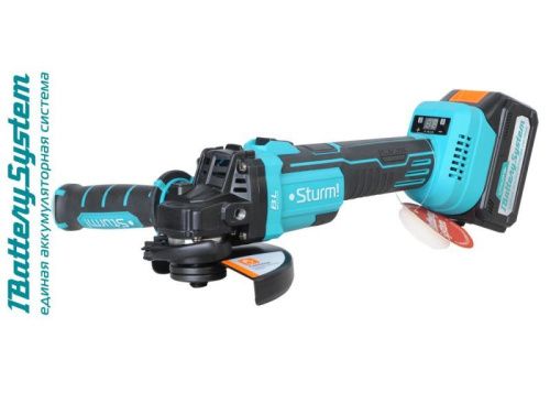 Аккумуляторные УШМ  Sturm CAG1812E 1BatterySystem-Tehinstrument