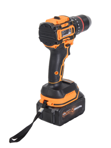 Дрель-шуруповерт аккумуляторная Вихрь ДА-20Л-2К/ЛБ (для ледобура, бесщеточный двигатель)-Tehinstrument