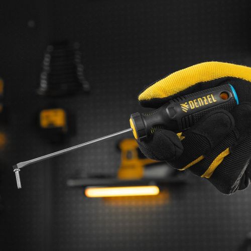 Отвертка, SL3х100 мм, S2, 3к рукоятка Denzel-Tehinstrument