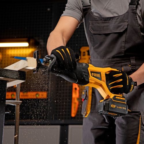 Пила сабельная аккумуляторная бесщет Denzel BRC-120-0-Tehinstrument