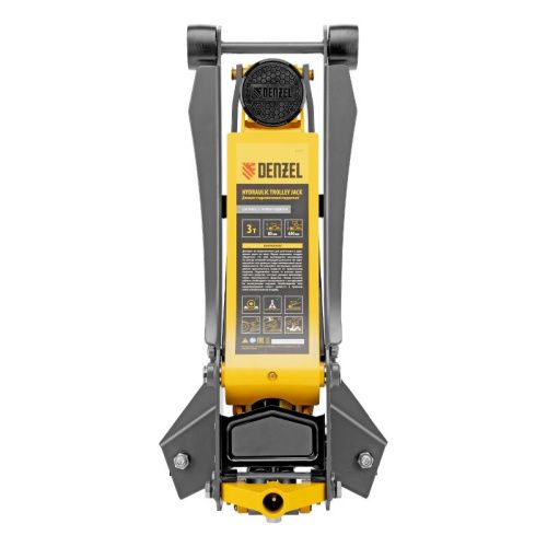 Домкрат гидравлический подкатной, 3 т, 85-610 мм, быстрый подъем, низ. подхват, проф, SUV Denzel-Tehinstrument