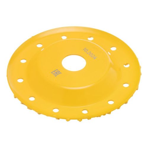 Чашка твёрдосплавная зачистная,125 мм, Наклонная, крупное зерно #8// Denzel-Tehinstrument