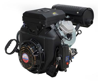 Двигатель Lifan LF2V78F-2A PRO(4500), вал ?25мм, катушка 20 Ампер датчик давл./м, м/радиатор, ручн.+электр. зап-Tehinstrument
