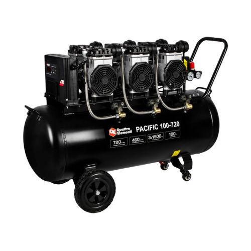 Компрессор поршневой безмасляный QUATTRO ELEMENTI PACIFIC 100-720-Tehinstrument