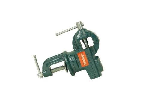 Тиски слесарные 65мм, поворотные, на струбцине,  Sturm-Tehinstrument