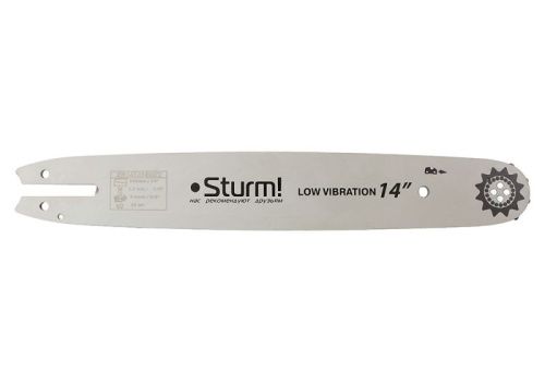 Пильная шина 14"  Sturm Паз 1,3мм, 3/8", 50 зв, хвостовик St-Tehinstrument