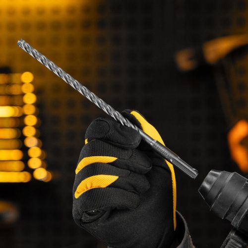 Бур по бетону, цельная крестовая пластина, 8x215 мм, SDS PLUS Denzel-Tehinstrument