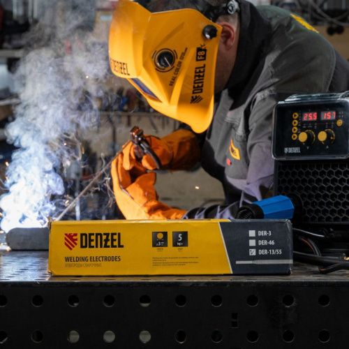 Электроды DER-13/55, диам. 3 мм, 5 кг, основное покрытие Denzel-Tehinstrument