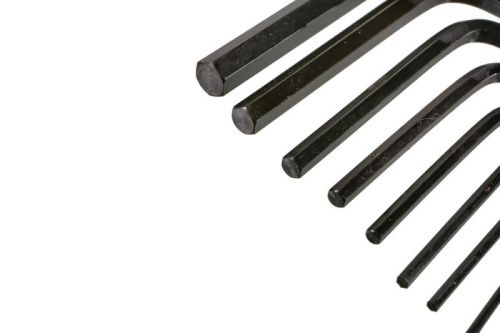 Набор шестигранных ключей 1, 5-10 мм, CrV, 9 шт, короткие  Sturm-Tehinstrument
