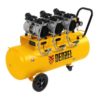Компрессор безмасляный, малошумный Denzel DLS 1800/100-Tehinstrument