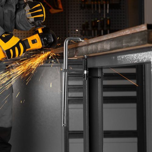 Струбцина F-образная, 80x300мм, кованая Denzel-Tehinstrument