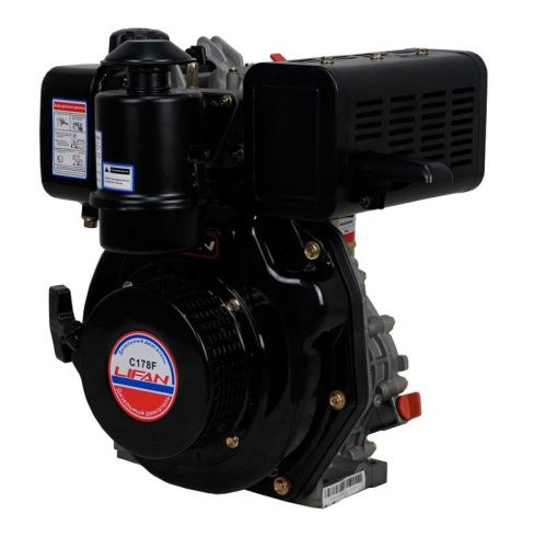 Двигатель Lifan Diesel 178F, вал ?25мм-Tehinstrument