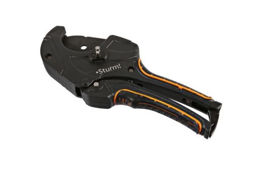 Ножницы для резки труб ПВХ 63мм, лезвие SK5 с тефлоновым покрытием  Sturm-Tehinstrument