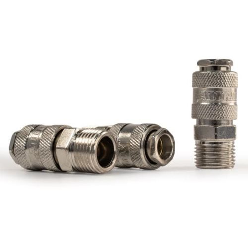 Штуцер мама с наружной резьбой 1/2M, никелированная сталь, 50шт, Aurora-Tehinstrument