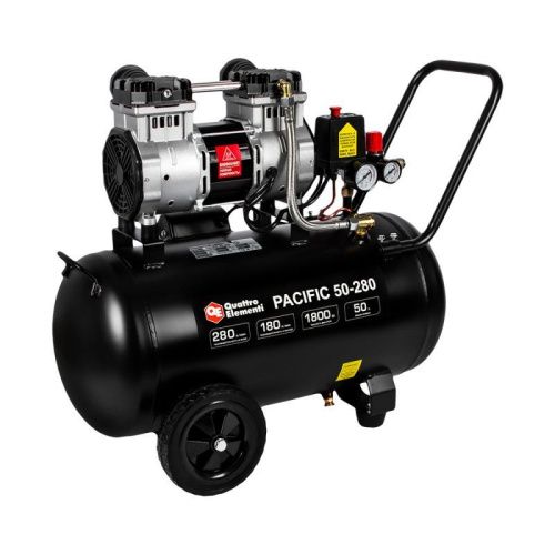 Компрессор поршневой безмасляный QUATTRO ELEMENTI PACIFIC 50-280-Tehinstrument