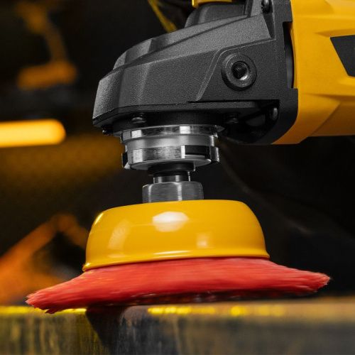 Щетка для УШМ, 100 мм, Чашка, нейлоновая щетина, М14 Denzel-Tehinstrument