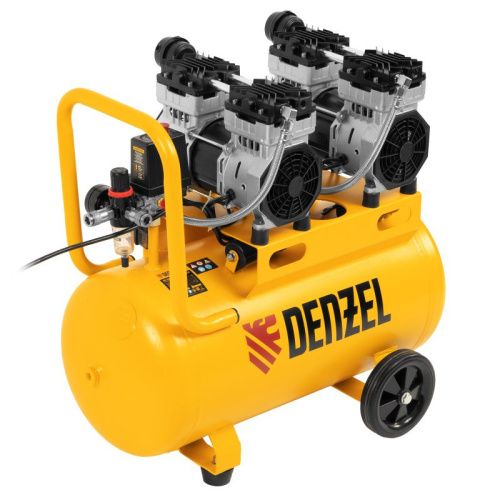 Компрессор безмасляный, малошумный Denzel DLS 1500/50-Tehinstrument