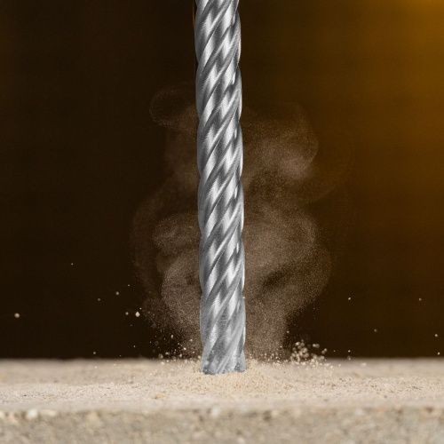 Бур по бетону, цельная крестовая пластина, 12x215 мм, SDS PLUS Denzel-Tehinstrument