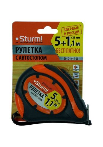 Рулетка 5x25мм,  Sturm-Tehinstrument