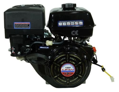 Двигатель Lifan 188F, вал ?25мм, катушка 11 Ампер-Tehinstrument