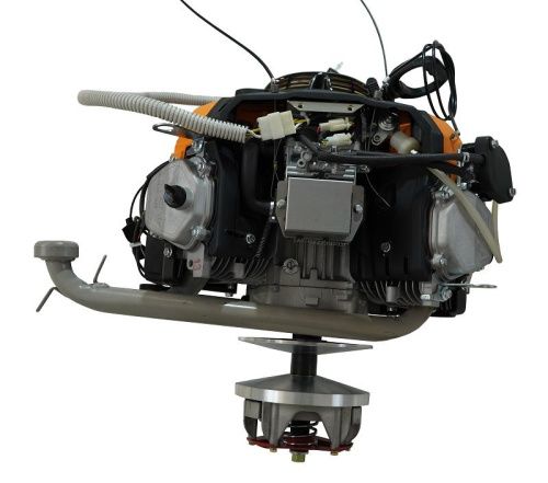 Двигатель Lifan LF2V80F-A (4500), 29 л.с. D25 20А (вариатор+провода+выхлопн система) на Буран-Tehinstrument