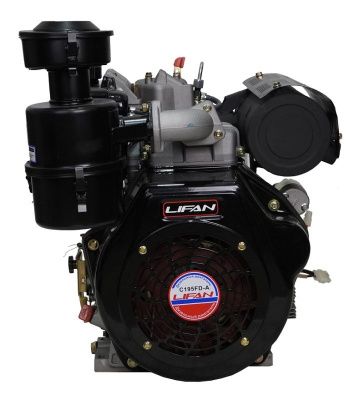 Двигатель Lifan Diesel C195FD-A, вал ?25мм, катушка 6 Ампер-Tehinstrument
