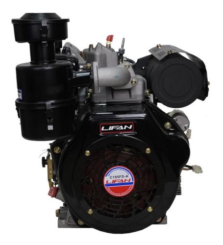 Двигатель Lifan Diesel C195FD-A, вал ?25мм, катушка 6 Ампер-Tehinstrument
