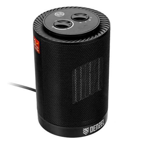 Тепловентилятор керамический Denzel DTFC-1200S черный-Tehinstrument