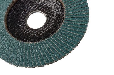 Круг зачистной лепестковый ЦИРКОНИЕВЫЙ, конический 125х22, зерно 80, Hanskonner-Tehinstrument