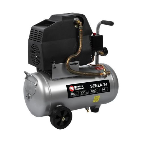 Компрессор поршневой безмасляный QUATTRO ELEMENTI SENZA-24-Tehinstrument