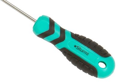 Отвертка TORX TT10H*75мм, с отверстием, CrV магнитный наконечник  Sturm-Tehinstrument