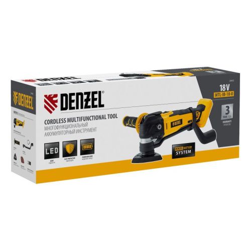 Многофункциональный инструмент аккумуляторный MTL-IB-18-0, Li-Ion, 18 В Denzel-Tehinstrument