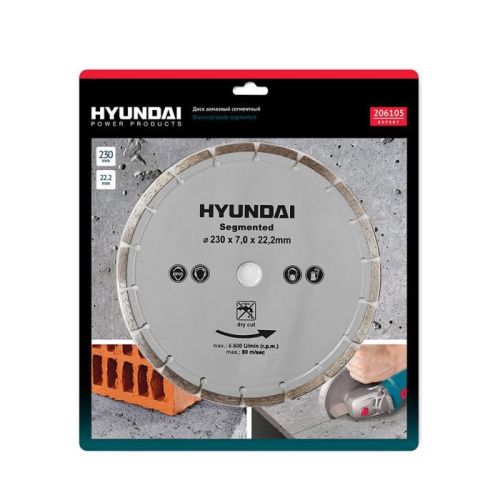 Диск алмазный HYUNDAI 230*22,2mm сегментный 206105-Tehinstrument