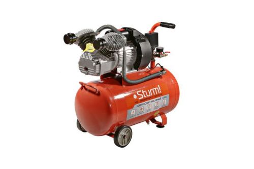 Компрессор воздушный масляный  Sturm AC9323, 2,4кВт, 410л/мин, ресивер 50л, прямой привод-Tehinstrument