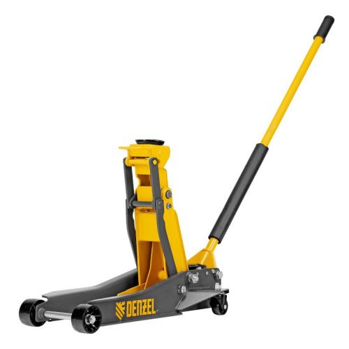 Домкрат гидравлический подкатной, 2/3 т, 98-770 мм, быстрый подъем, низ. подхват, проф, SUV Denzel-Tehinstrument