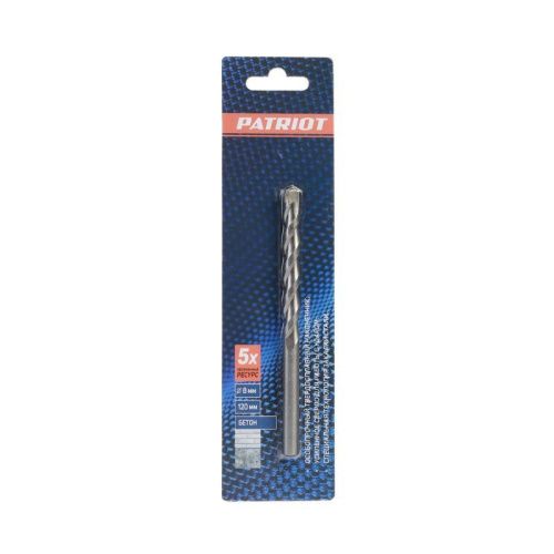 Сверло по бетону (8х120 мм), Patriot-Tehinstrument