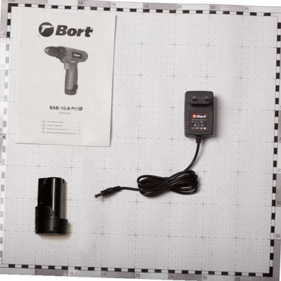 Аккумуляторный шуруповерт Bort BAB-10,8-Px2D (дрель-шуруповерт Борт 10,8-2), 91270948-Tehinstrument