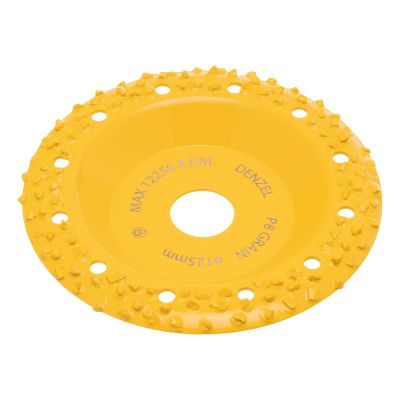 Чашка твёрдосплавная зачистная,125 мм, Наклонная, крупное зерно #8// Denzel-Tehinstrument