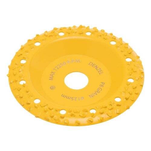 Чашка твёрдосплавная зачистная,125 мм, Наклонная, крупное зерно #8// Denzel-Tehinstrument