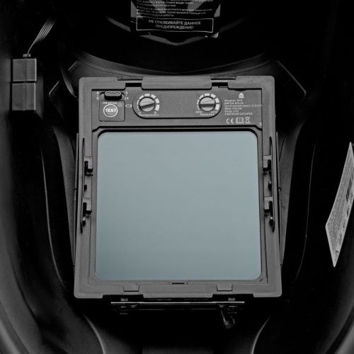 Щиток защитный лицевой (маска сварщика) F10, см. окно 100х96, Real Color, DIN 4-8/9-13 Denzel-Tehinstrument