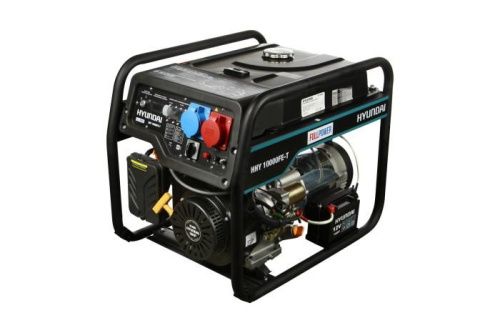 Бензиновый генератор Hyundai HHY 10000FE-T (электростанция Хендай 10000-T)-Tehinstrument