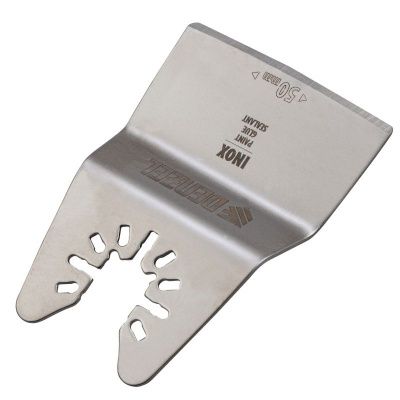 Насадка для МФИ шабер полукруг, Inox, для снятия краски и др., ширина 50 мм, длина общая 74 мм, ступенчатый Denzel-Tehinstrument