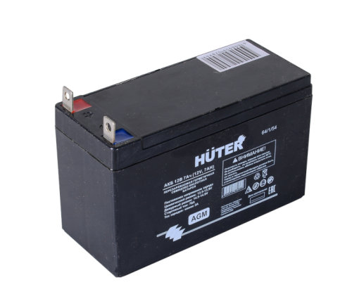 Аккумуляторная батарея АКБ 12В 7Ач Huter-Tehinstrument